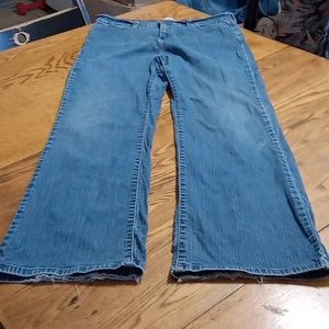 LEVI'S Womens 16 MEDIUM 32 X 31 JEANS DENIM Pants Preowned BLUE FADED Boot Cut